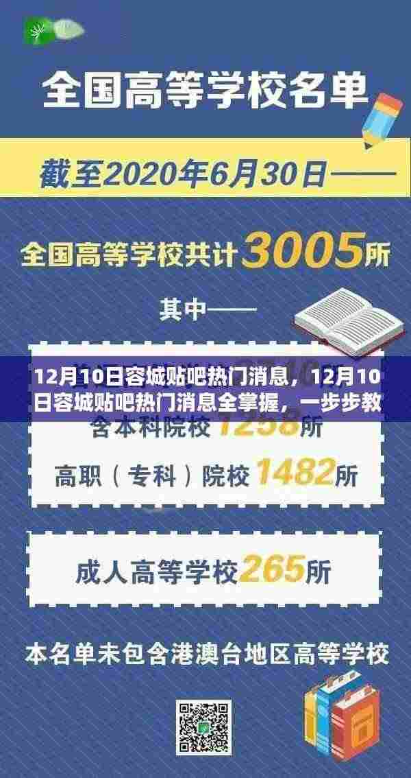 掌握最新资讯，容城贴吧热门消息全攻略