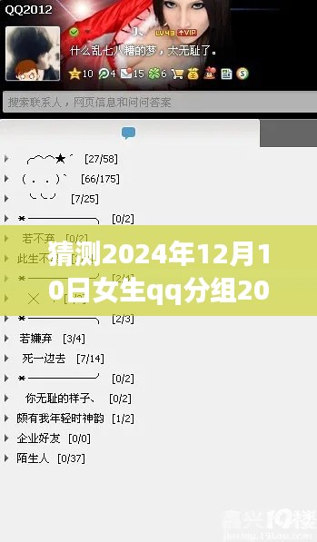 2024年女生QQ分组新风尚深度解析,预测未来趋势,热门版分组探索