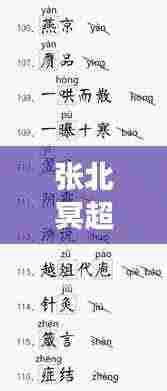 张北冥超高效背单词法：张北冥唱歌 