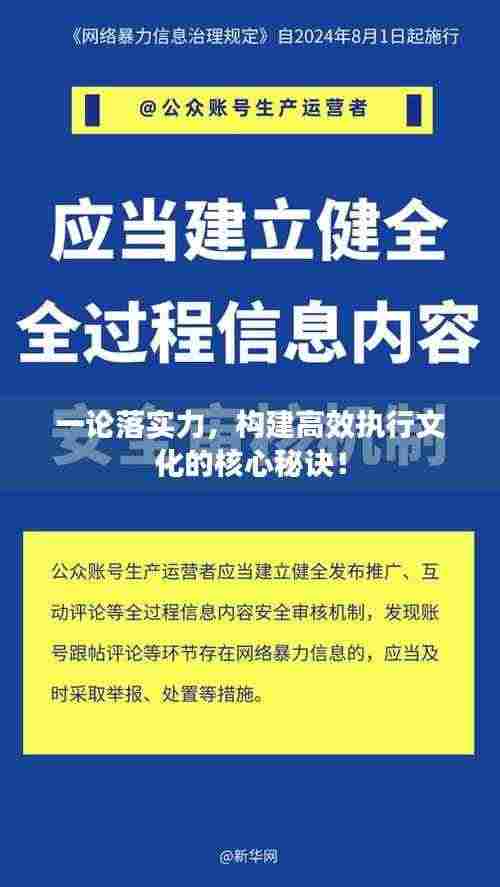 一论落实力,构建高效执行文化的核心秘诀!