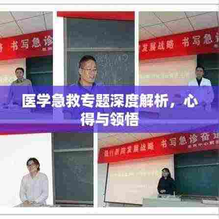 医学急救专题深度解析,心得与领悟
