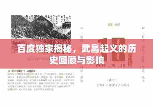 百度独家揭秘，武昌起义的历史回顾与影响