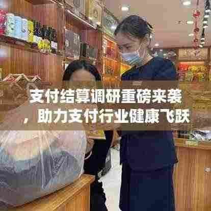 支付结算调研重磅来袭，助力支付行业健康飞跃发展！