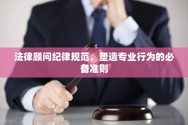 法律顾问纪律规范,塑造专业行为的必备准则