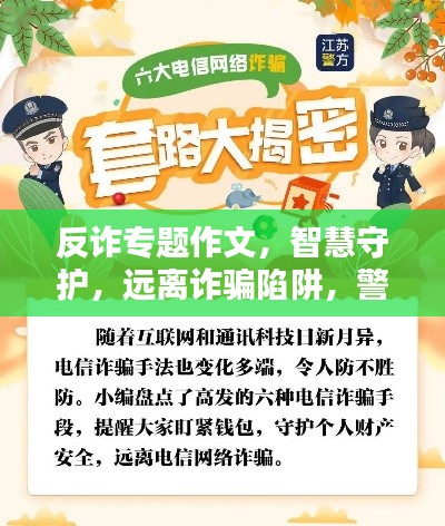 反诈专题作文，智慧守护，远离诈骗陷阱，警惕网络风险！